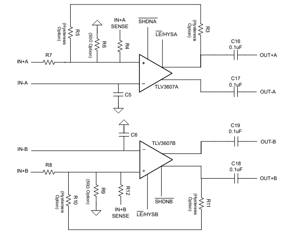 框图 - Texas Instruments TLV3607EVM评估模块